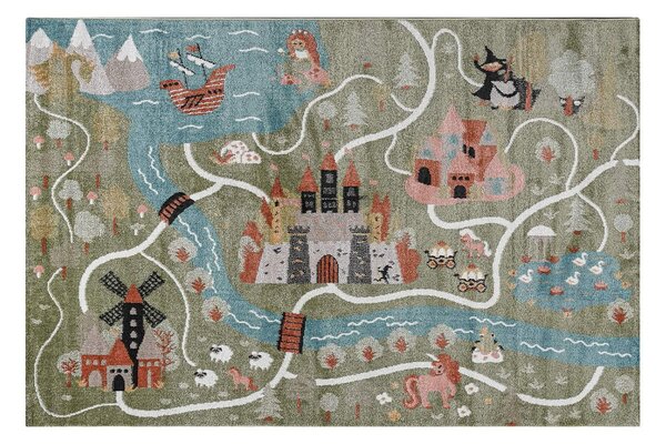 Παιδικό Χαλί (160x230) Polcarpet Carousel Dream Kastro Green