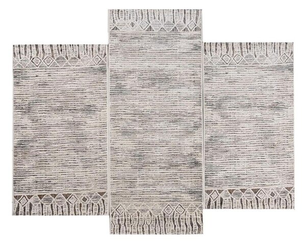 Χαλιά Κρεβατοκάμαρας (Σετ 3τμχ) Polcarpet Giza Cairo 54018 Beige