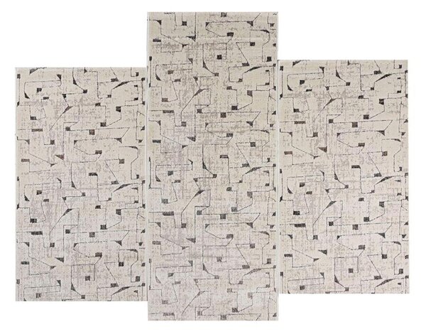 Χαλιά Κρεβατοκάμαρας (Σετ 3τμχ) Polcarpet Giza Cairo 28002 Beige