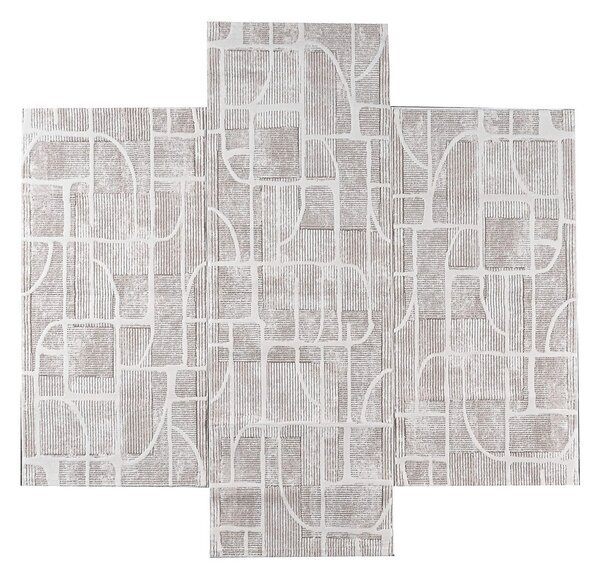 Χαλιά Κρεβατοκάμαρας (Σετ 3τμχ) Pierre Cardin Loft 23 Beige