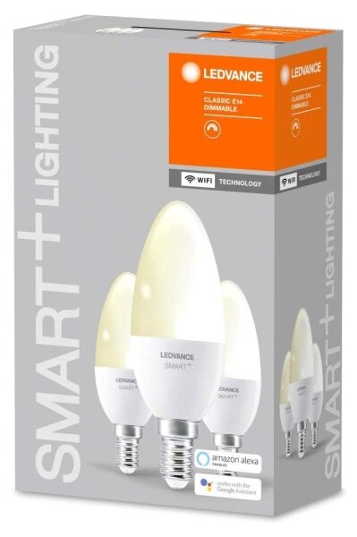 ΣΕΤ 3x Λάμπα Dimmer LED SMART+ E14/5W/230V 2700K - Ledvance