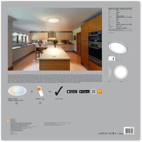 Ledvance - Φως οροφής dimmer LED SMART+ FRAME LED/32W/230V Wi-Fi