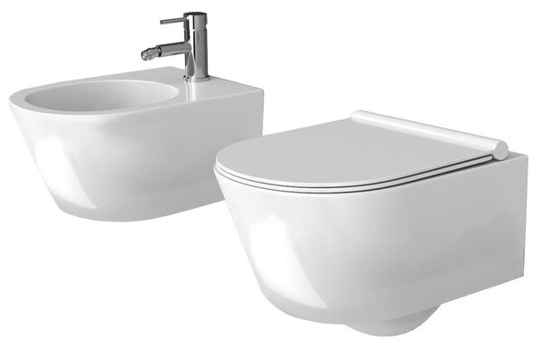 Κρεμαστή λεκάνη τουαλέτας Rea Porter Rimless