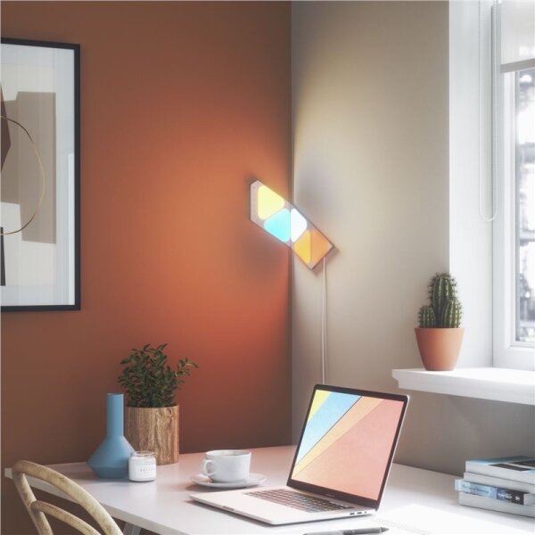 Nanoleaf NL48-5002TW-5PK - ΣΕΤ 5x LED RGB Πάνελ dimming TRIANGLES LED/0,5W