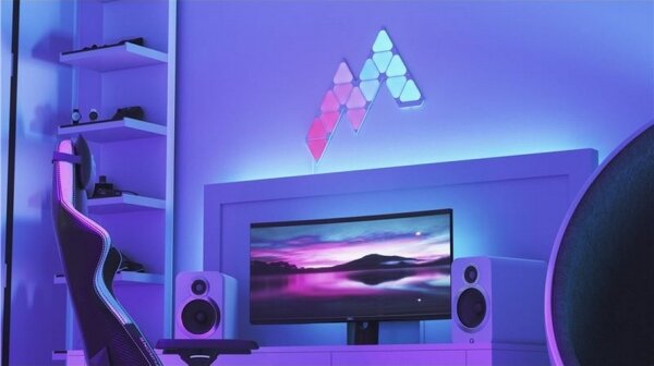 Nanoleaf NL48-5002TW-5PK - ΣΕΤ 5x LED RGB Πάνελ dimming TRIANGLES LED/0,5W