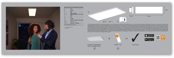 Ledvance - Φωτιστικό οροφής dimmer LED SMART+ FRAMELESS LED/16W/230V Wi-Fi