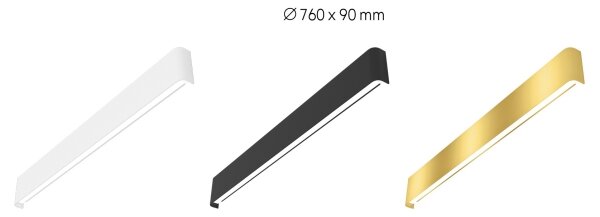 Immax NEO 07137-G - LED SMART Φωτιστικό dimming LINEA LED/40W/230V + RC 76 cm