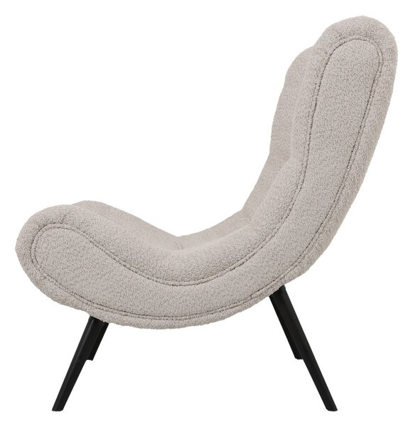 Πολυθρόνα ct σκαμπό Silla, Pako World, Μπεζ, 97x80x100 cm
