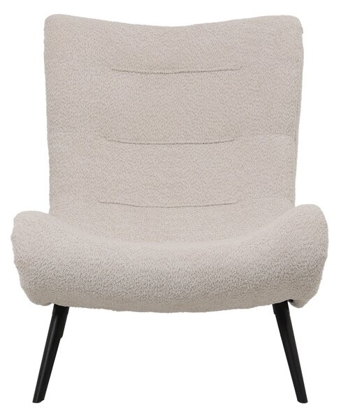 Πολυθρόνα Silla, Pako World, Ύφασμα, Μπεζ, 97x80x100 cm