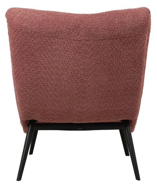 Πολυθρόνα Silla, Pako World, Ύφασμα, Ροζ, 97x80x100 cm