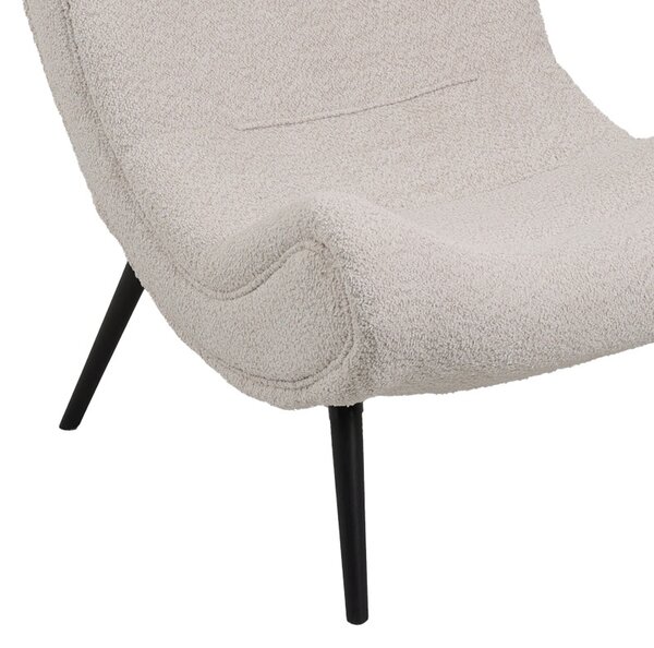 Πολυθρόνα Silla, Pako World, Ύφασμα, Μπεζ, 97x80x100 cm