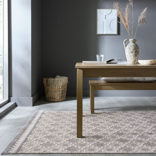 Χαλί Graysen Washable Γκρι 155x230 cm, Flair Rugs