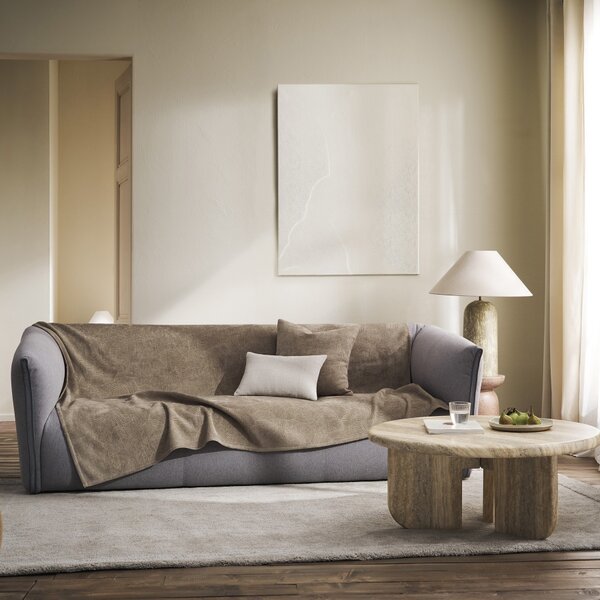 Ριχτάρι Πολυθρόνας 180x180cm GOFIS HOME Nimbus Taupe 447/22