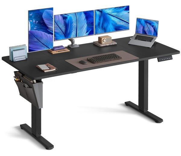 Ρυθμιζόμενο γραφείο Songmics Μαύρο 160x70x120 cm