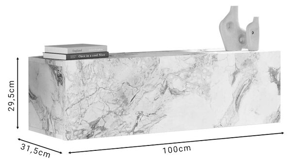 Έπιπλο TV Serit Pako World Ιβουάρ 100x31.5x29.6 cm