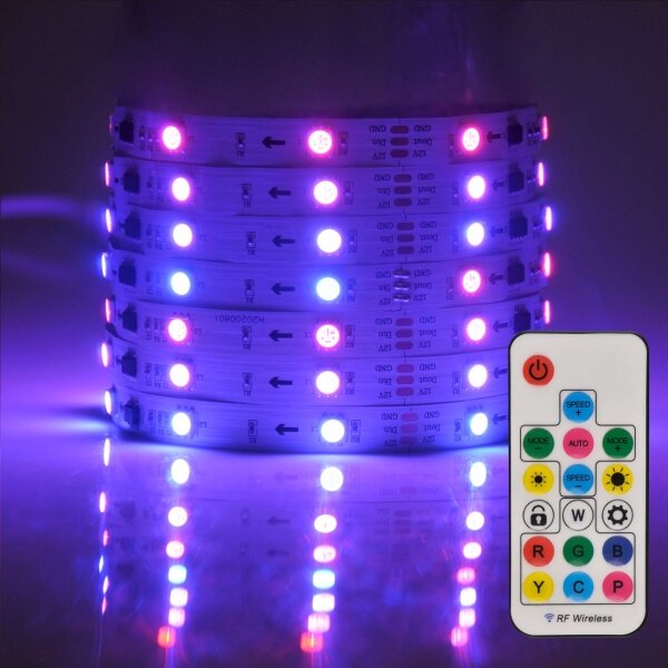 LED RGB Dimmable ταινία MAGIC 2 m LED/12W/230V + RC