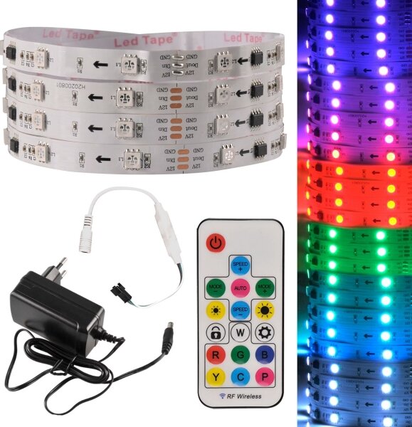 LED RGB Dimmable ταινία MAGIC 2 m LED/12W/230V + RC