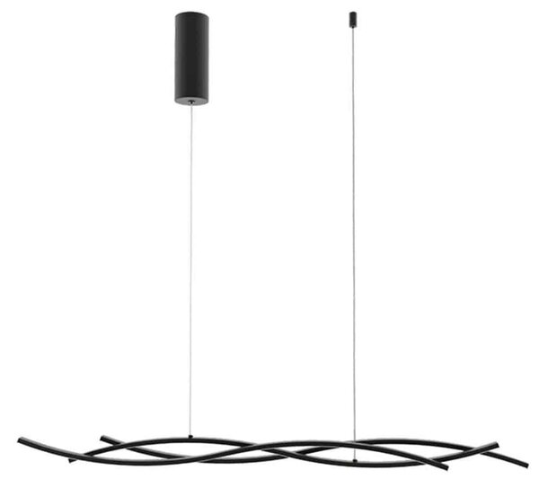 Φωτιστικό Οροφής Kinetic LED-KINETIC-S-NER 40W Led 118x105cm Black Luce Ambiente Design