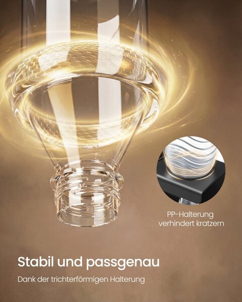 Suport uscare vase / sticle Songmics, Paxton, Negru, 30x13.7x11.7 cm