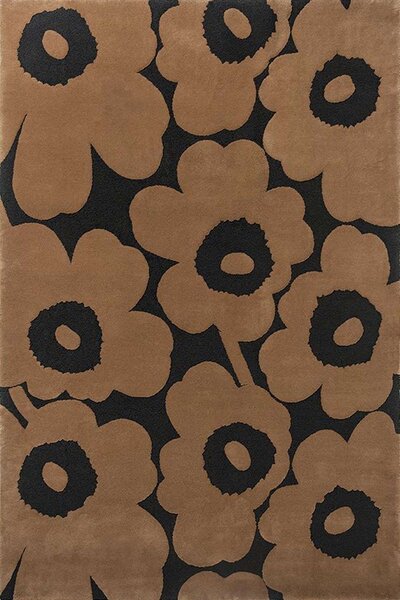 Χαλί Unikko 132211 Beige-Black Marimekko