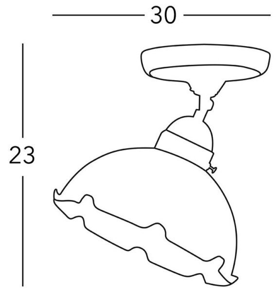 Kolarz 731.10.74 - Φωτιστικό σποτ NONNA 1xE27/75W/230V