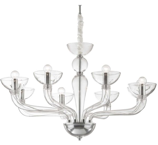 Ideal Lux – Κρεμαστό πολύφωτο με σύρμα CASANOVA 8×E14/40W/230V