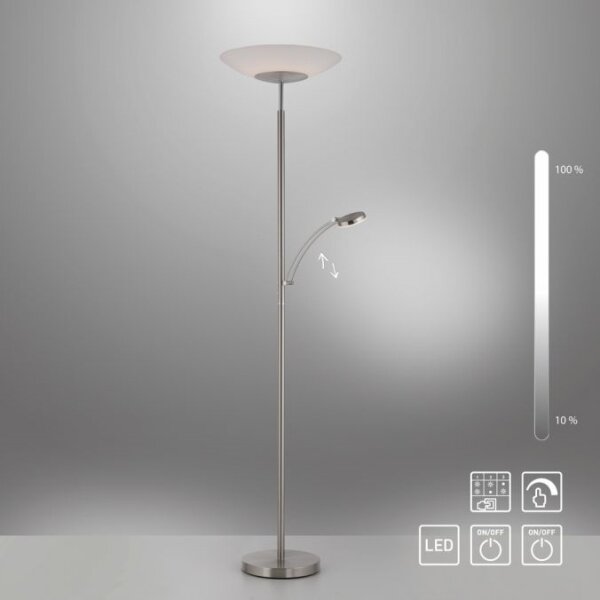 Paul Neuhaus - LED Dimmable επιδαπέδια λάμπα ALFRED 1xLED/28W + 1xLED/4W/230V