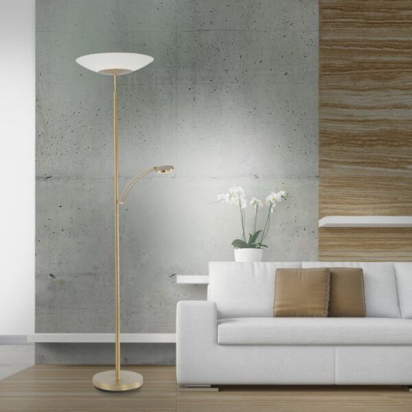 Paul Neuhaus - LED Dimmable επιδαπέδια λάμπα ALFRED 1xLED/28W/230V + 1xLED/4W/230V