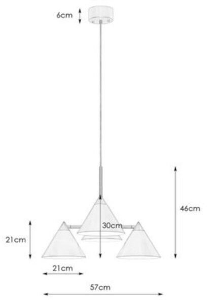 Markslöjd 108077 - Κρεμαστό πολύφωτο KLINT 4xE14/40W/230V λευκό