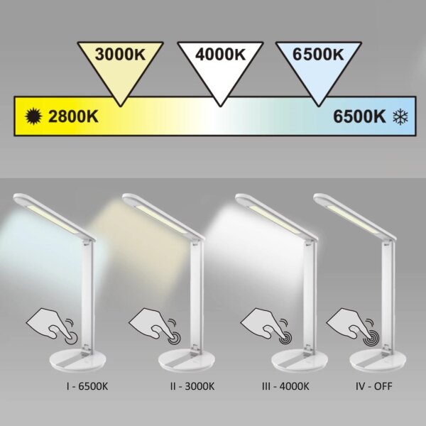 LED Dimmable επιτραπέζια λάμπα αφής SERRA LED/8W/230V μαύρο