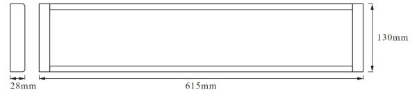 Ledvance - Φωτιστικό οροφής LED OFFICE LINE LED/25W/230V