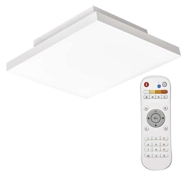 LED Dimmable φωτιστικό οροφής LED/18W/230V + RC τετράγωνο 2700K-6000K