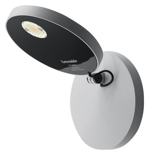 Artemide Φωτιστικό τοίχου Demetra Spotlight 2700K λευκό, Λευκό, Σαλόνι / τραπεζαρία, Μέταλλο, σχεδιασμός