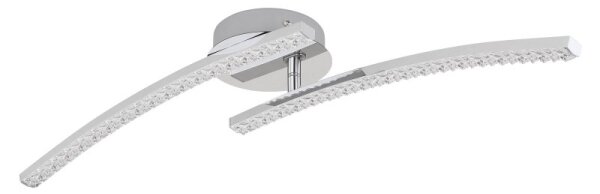 Globo 67169-12IP - LED Πλαφονιέρα οροφής μπάνιου JULES 2xLED/6W/230V IP44