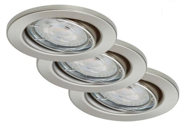 Briloner 7149-032-ΣET 3xLED Dimmable φωτιστικά μπάνιου 1xGU10/5W/230V IP23