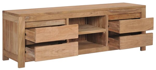 VidaXL Έπιπλο Τηλεόρασης 115x30x40 εκ. από Μασίφ Ξύλο Teak