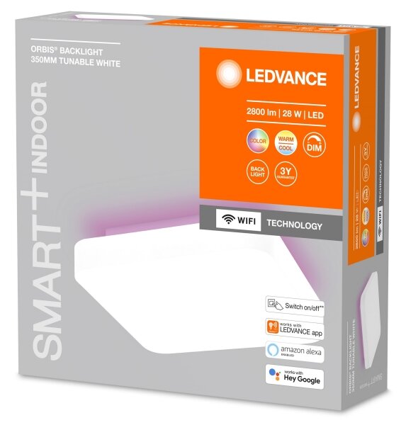 Ledvance - LED RGBW Dimmable φωτιστικό οροφής SMART+ ORBIS LED/28W/230V Wi-Fi