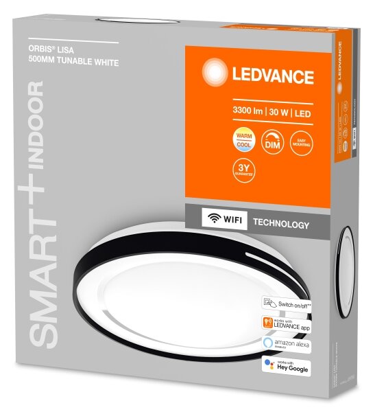 Ledvance - LED Dimmable φωτιστικό οροφής SMART+ ORBIS LED/30W/230V Wi-Fi