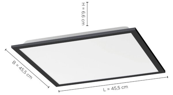 Leuchten Direkt 14755-18- LED Dimmable φωτιστικό οροφής FLAT LED/28W/230V + RC