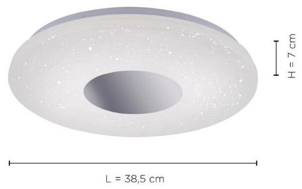 Leuchten Direkt 14422-17 - Φωτιστικό LED με αισθητήρα LAVINIA LED/18W/230V IP44