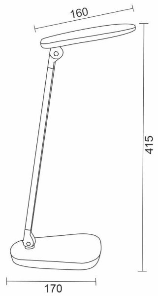 LED Dimmable επιτραπέζια λάμπα αφής AMY LED/5W/230V