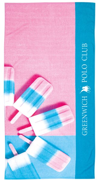 Πετσέτα Θαλάσσης Βαμβακερή 70x140εκ. Beach Towel 3721 Greenwich Polo Club Junior