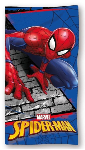 Πετσέτα Θαλάσσης Παιδική Microfiber 70x140εκ. Spiderman 97 Blue Marvel DimCol