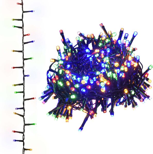 VidaXL Φωτάκια Compact με 1000 LED Πολύχρωμα 25 μ. από PVC