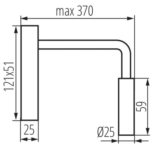 Kanlux 32523 - Λάμπα τοίχου LED TONIL LED/2,7W/230V λευκό