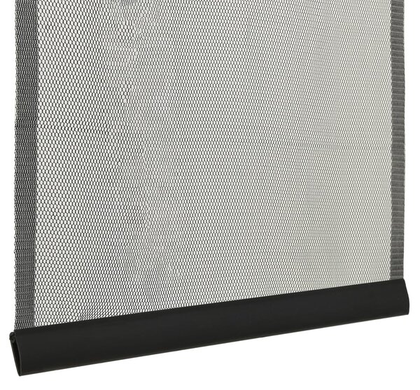 VidaXL Σήτα Πόρτας Κουρτίνα 5 Τεμαχίων Μαύρη 120 x 240 εκ