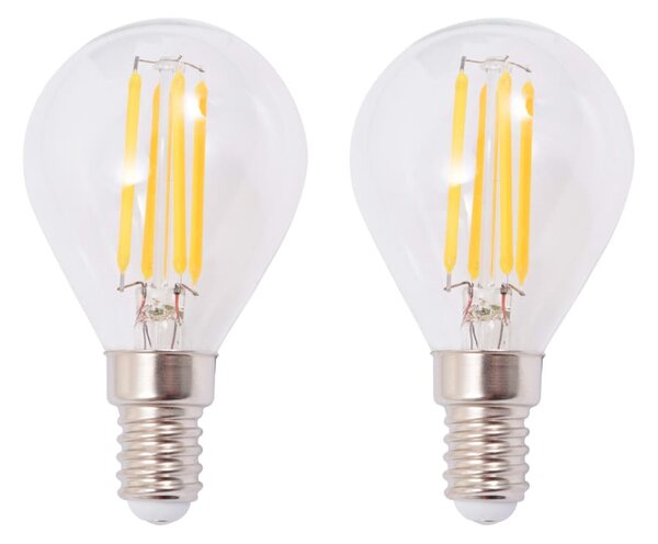 VidaXL Φωτιστικό Σποτ Ράγα με 2 Λαμπτήρες LED Filament 8 W