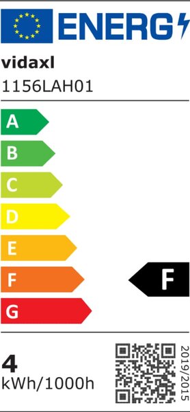 VidaXL Φωτιστικό Σποτ Ράγα με 3 Λαμπτήρες LED Filament 12 W