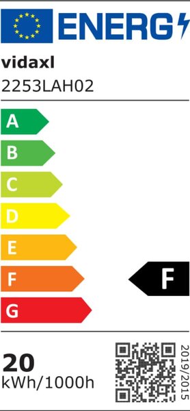 VidaXL Προβολέας LED Θερμό Λευκό 20 W