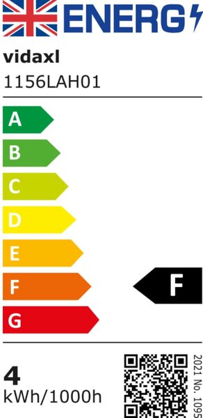 VidaXL Φωτιστικό Σποτ Ράγα με 3 Λαμπτήρες LED Filament 12 W